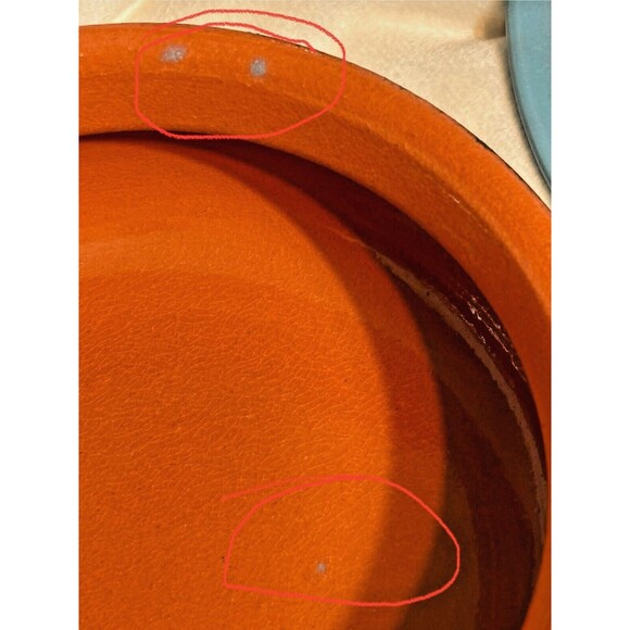 De Silva Terracotta Lt Blue Soup Bowl with handle and lid, never used 6.5x5.5" - Picture 8 of 16